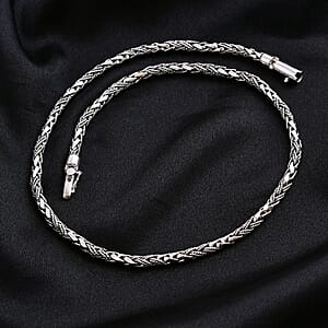 Bali Legacy Sterling Silver Padian Necklace 20 Inches 53.45 Grams