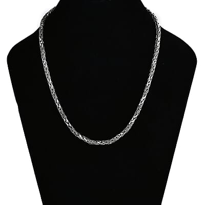 Bali Legacy Sterling Silver Padian Necklace 20 Inches 53.45 Grams