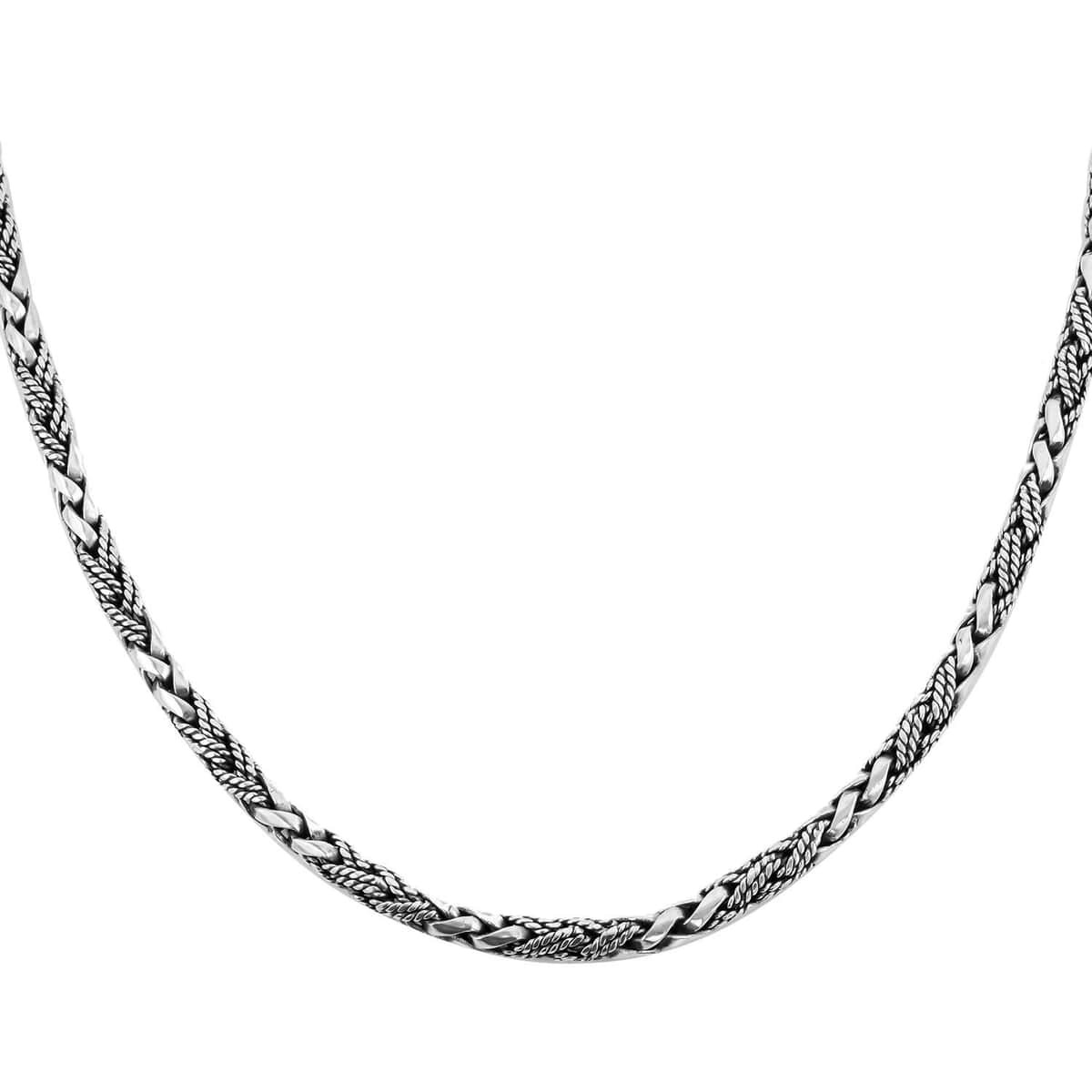 Bali Legacy Sterling Silver Padian Necklace 20 Inches 53.45 Grams image number 4