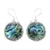 Bali Legacy Abalone Shell Floral Earrings in Sterling Silver image number 0