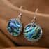 Bali Legacy Abalone Shell Floral Earrings in Sterling Silver image number 1