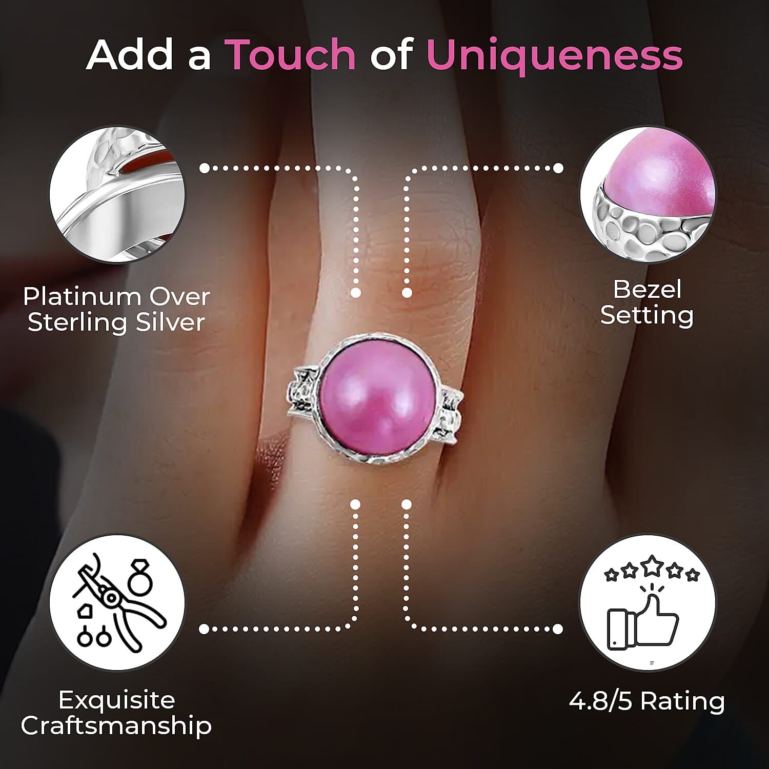 Pink Mabe Pearl / 10