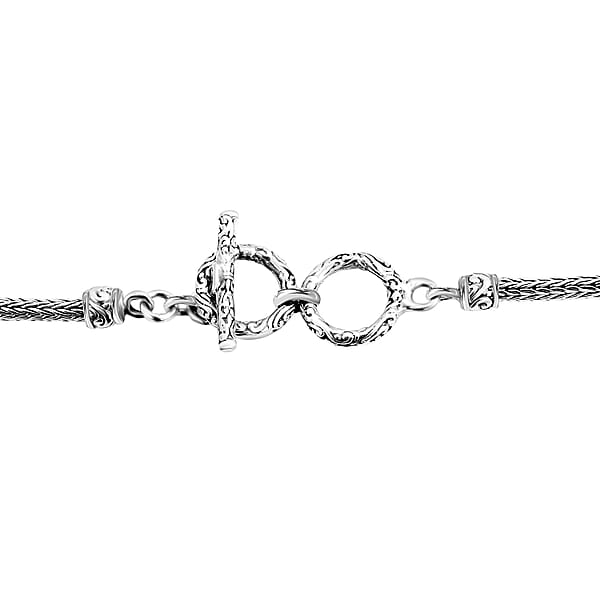 Bali Legacy Sterling Silver Multi Layered Tulang Naga Chain Necklace 20 Inches 60.50 Grams
