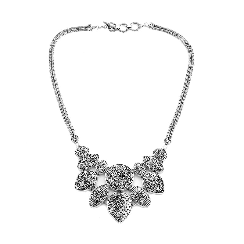 Bali Legacy Sterling Silver Necklace 20 Inches 77.60 Grams