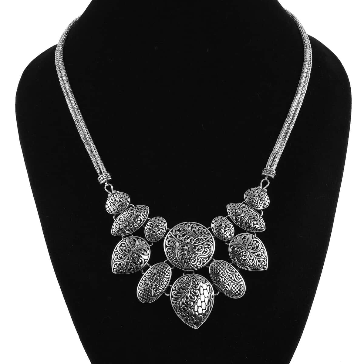Bali Legacy Sterling Silver Necklace 20 Inches 77.60 Grams image number 1