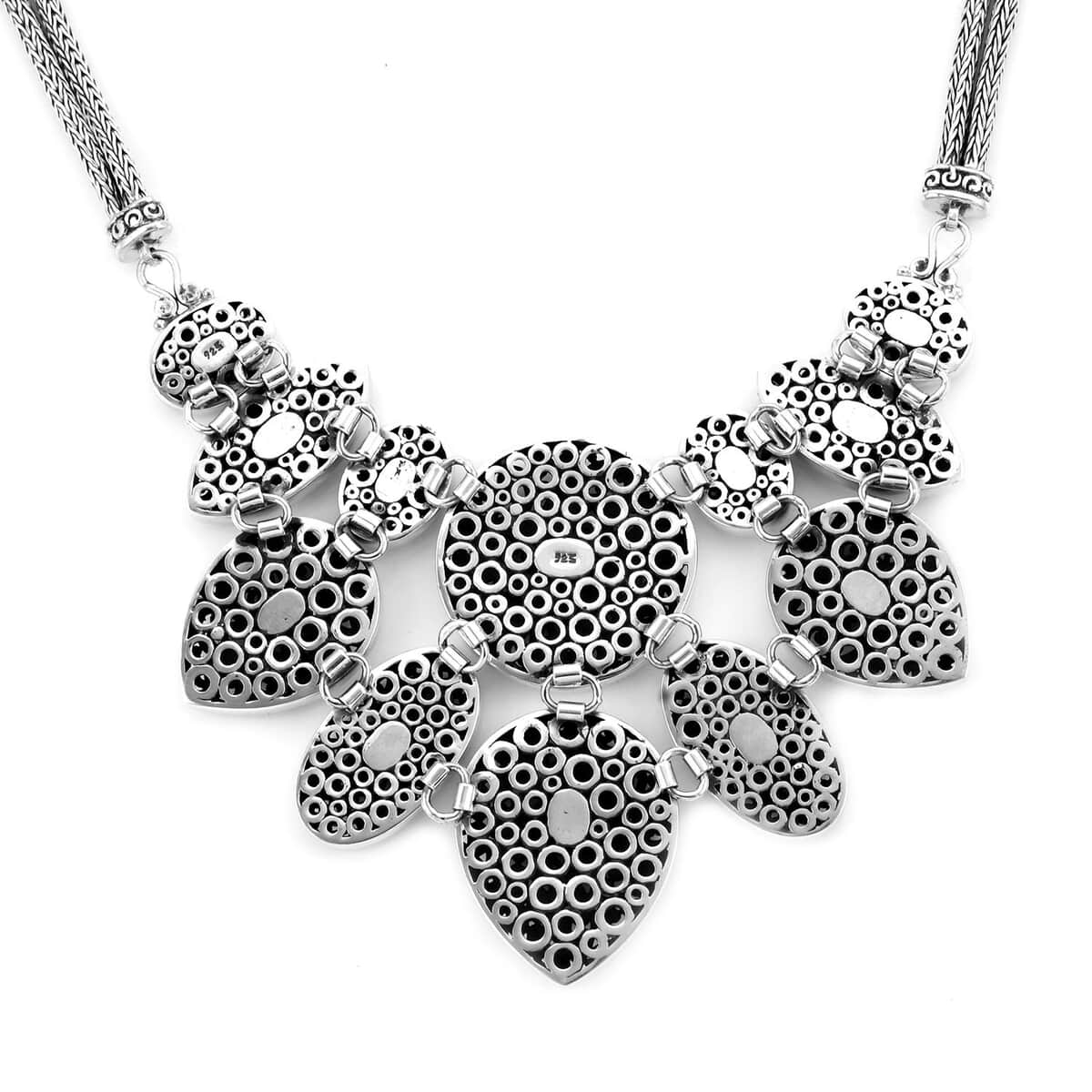 Bali Legacy Sterling Silver Necklace 20 Inches 77.60 Grams image number 4