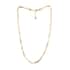 New York Closeout Deal Italian 14K Yellow Gold 2.8mm Paperclip Necklace 16 Inches 4.8 Grams image number 2