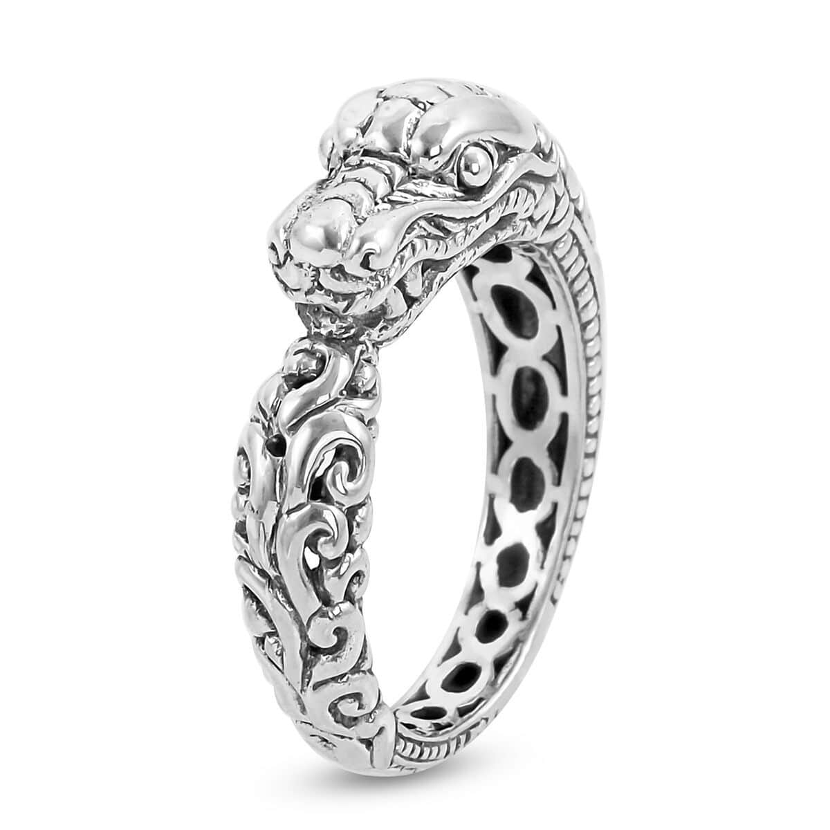 Doorbuster BALI LEGACY Sterling Silver Dragon Ring 10 Grams image number 3