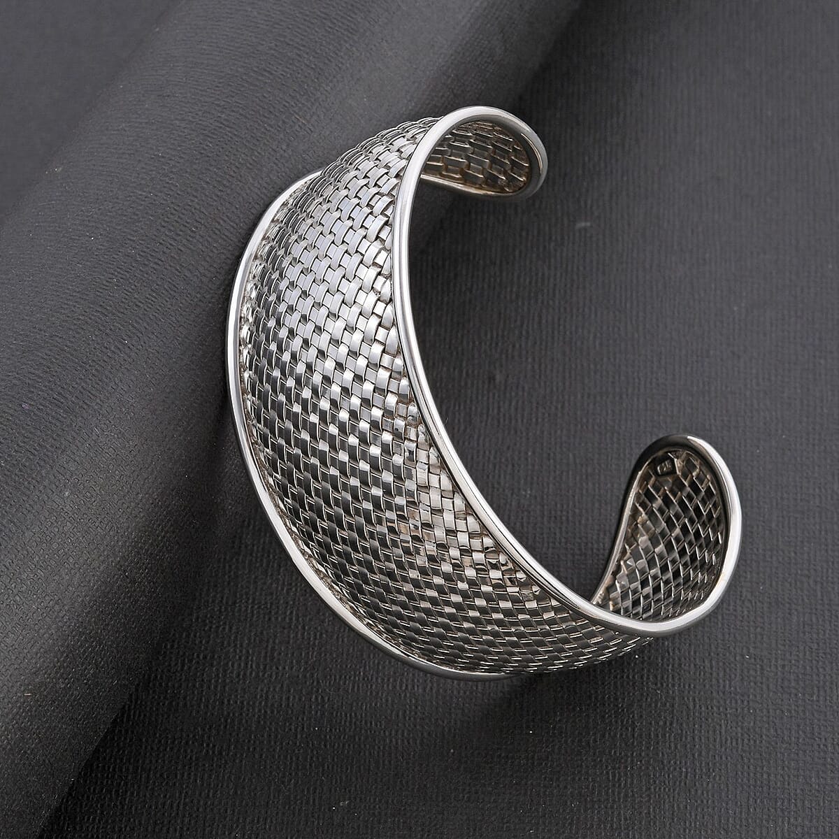 Doorbuster BALI LEGACY Sterling Silver Cuff Bracelet (7.50 in) 38.10 Grams image number 1