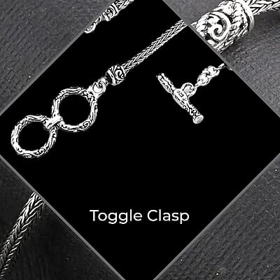 Bali Legacy Tulang Naga Chain Bracelet, Sterling Silver Tulang Naga Bracelet, Gifts For Her, Silver Jewelry (7.50 In)