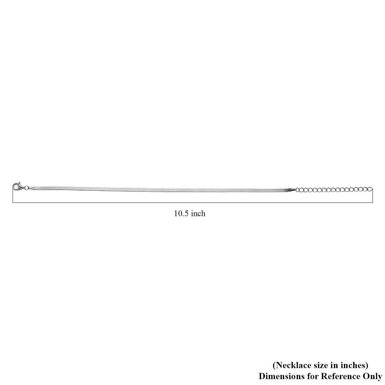 Rhodium Over Sterling Silver Flash Blade Bracelet with 10mm Lobster Lock (7.50-9.50In) 2.20 Grams