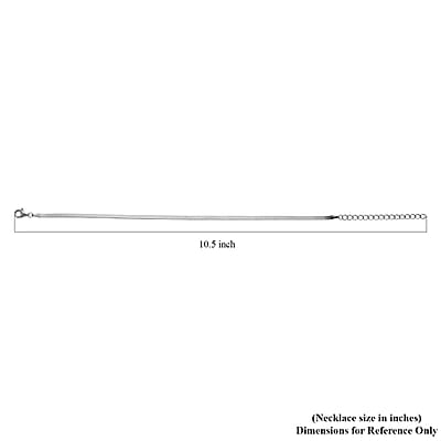 Rhodium Over Sterling Silver Flash Blade Bracelet with 10mm Lobster Lock (7.50-9.50In) 2.20 Grams