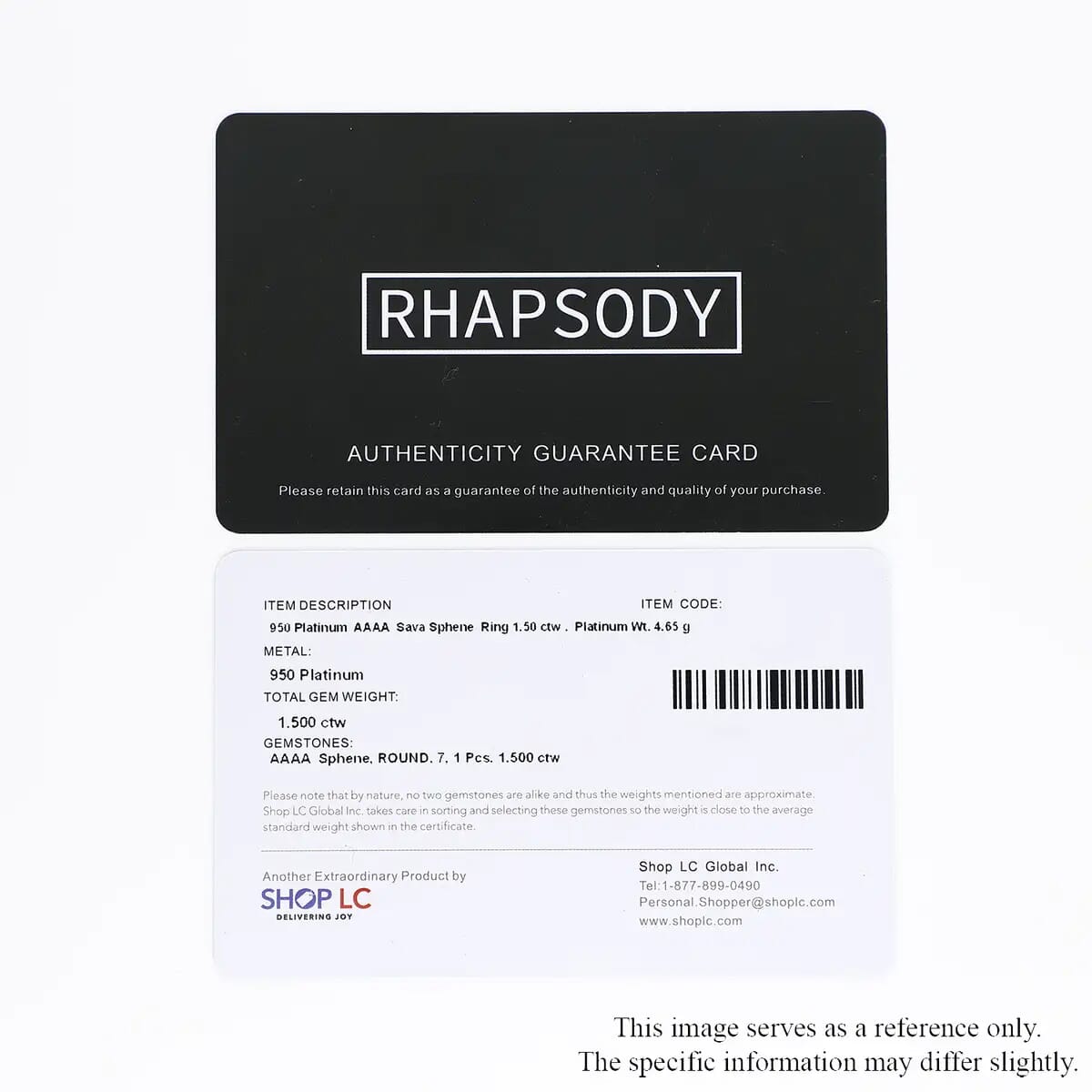 Certified & Appraised Rhapsody AAAA Sava Sphene 1.50 ctw Solitaire Ring in 950 Platinum (Size 6.0) 4.65 Grams image number 6