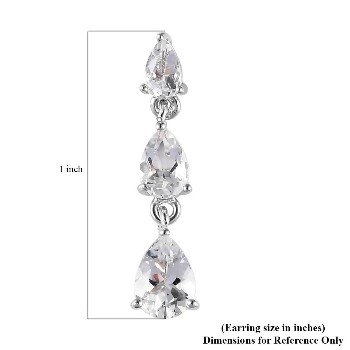 Karis Brazilian Petalite Dangling Earrings in Platinum Bond 2.10 ctw image number 4