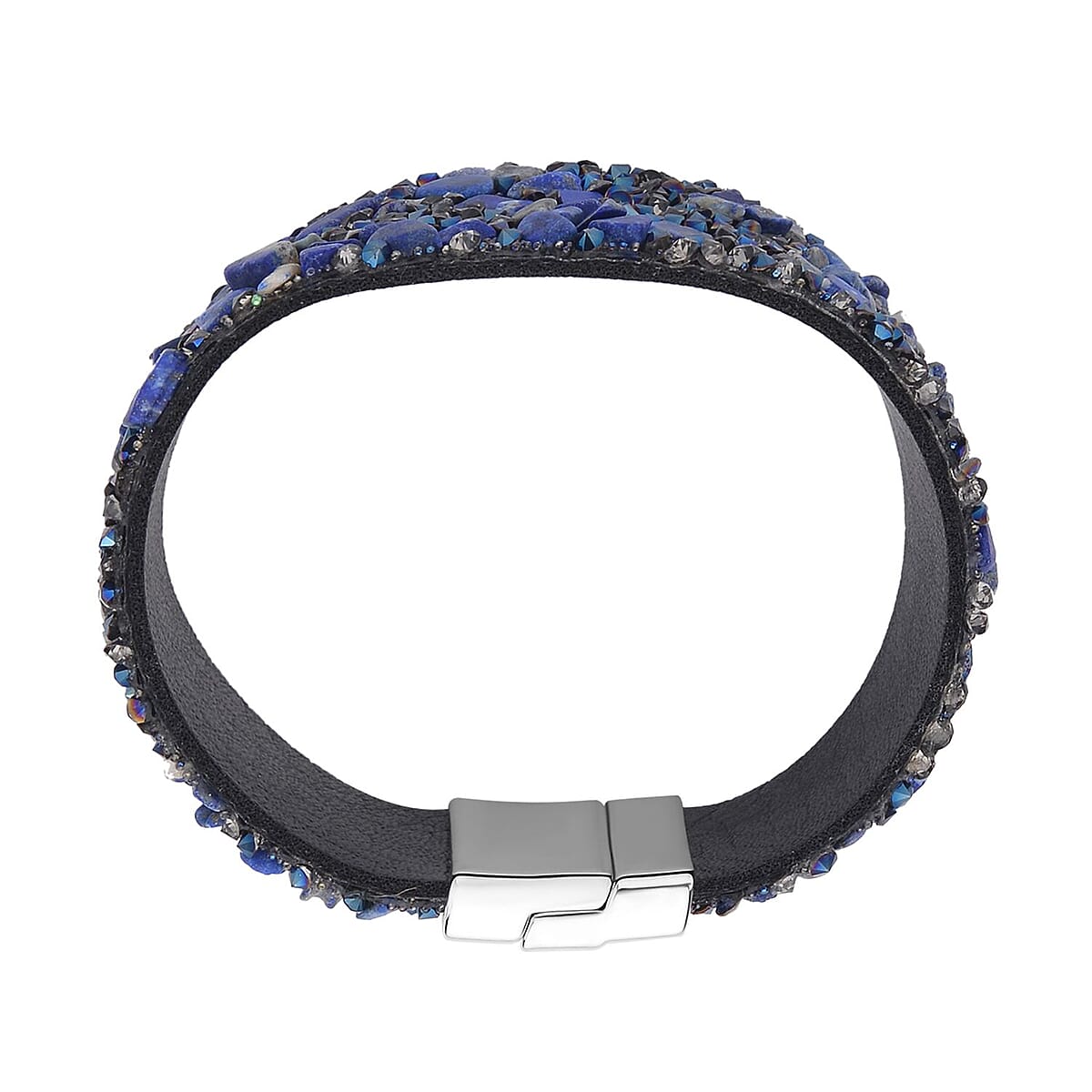 Buy Blue and Gray Austrian Crystal, Lapis Lazuli, Simulated  display picture 1