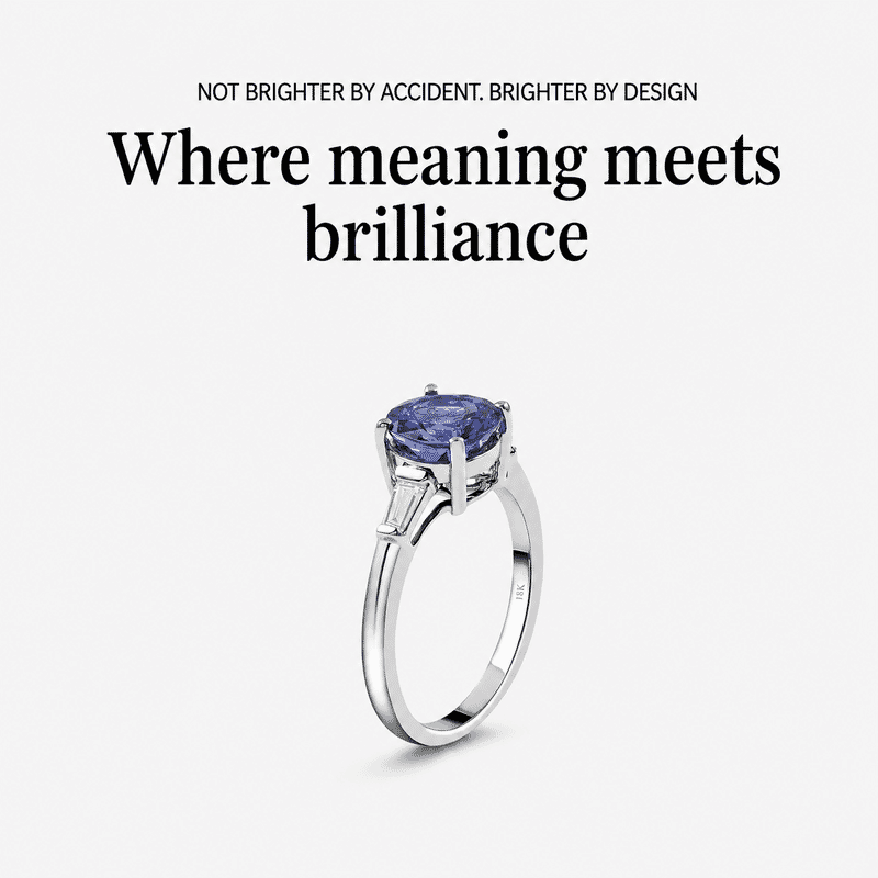 Certified and Appraised Iliana 18K White Gold AAA Tanzanite, Diamond 2.30 ctw Ring, Wedding Ring For Her, Promise Rings 3.41 Grams (Size 10)