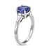 Certified and Appraised Iliana 18K White Gold AAA Tanzanite, Diamond Ring,Wedding Ring For Her,Promise Rings 3.41 Grams 2.30 ctw (Size 6.0) image number 3