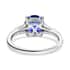 Certified and Appraised Iliana 18K White Gold AAA Tanzanite, Diamond Ring,Wedding Ring For Her,Promise Rings 3.41 Grams 2.30 ctw (Size 6.0) image number 4