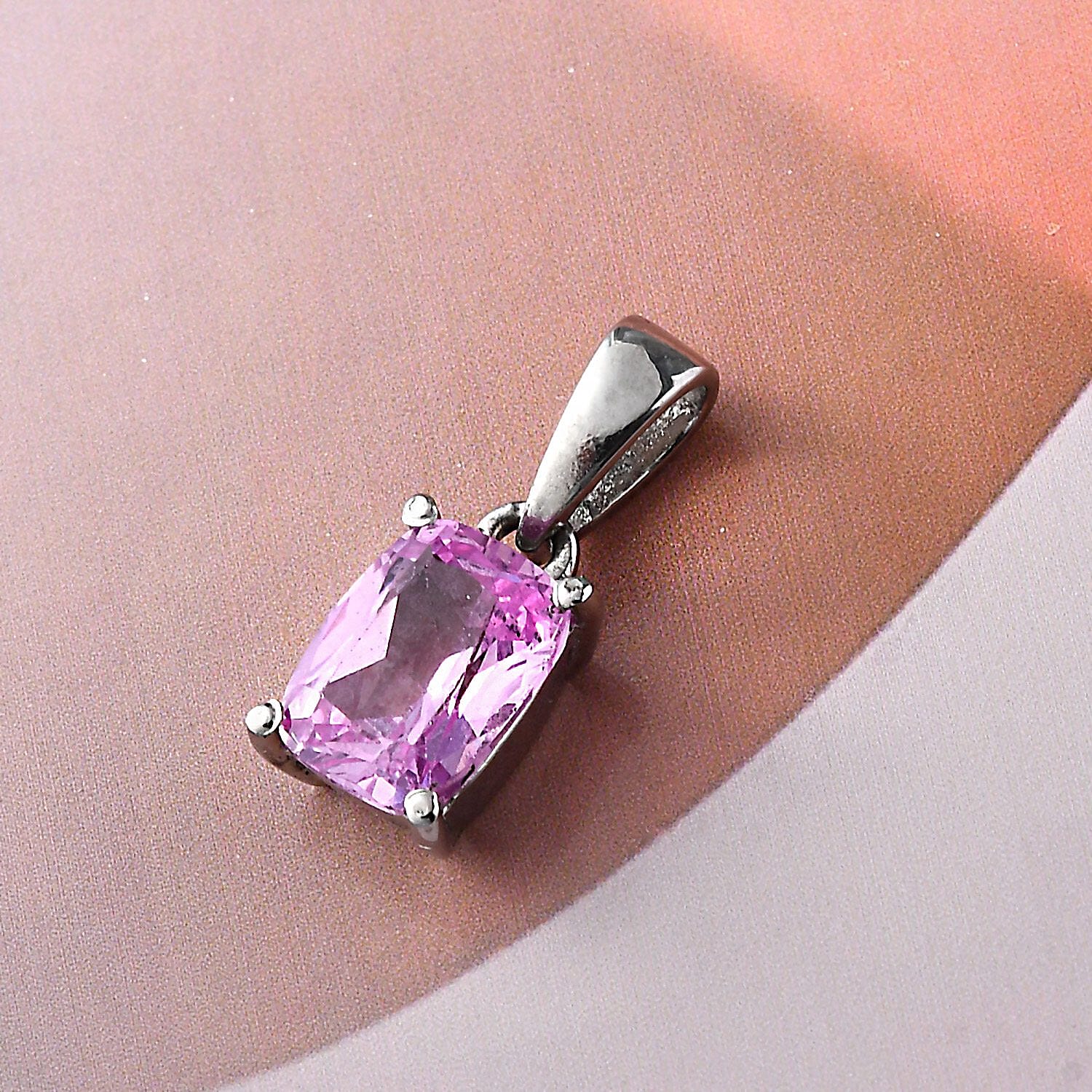 Created Pink Sapphire