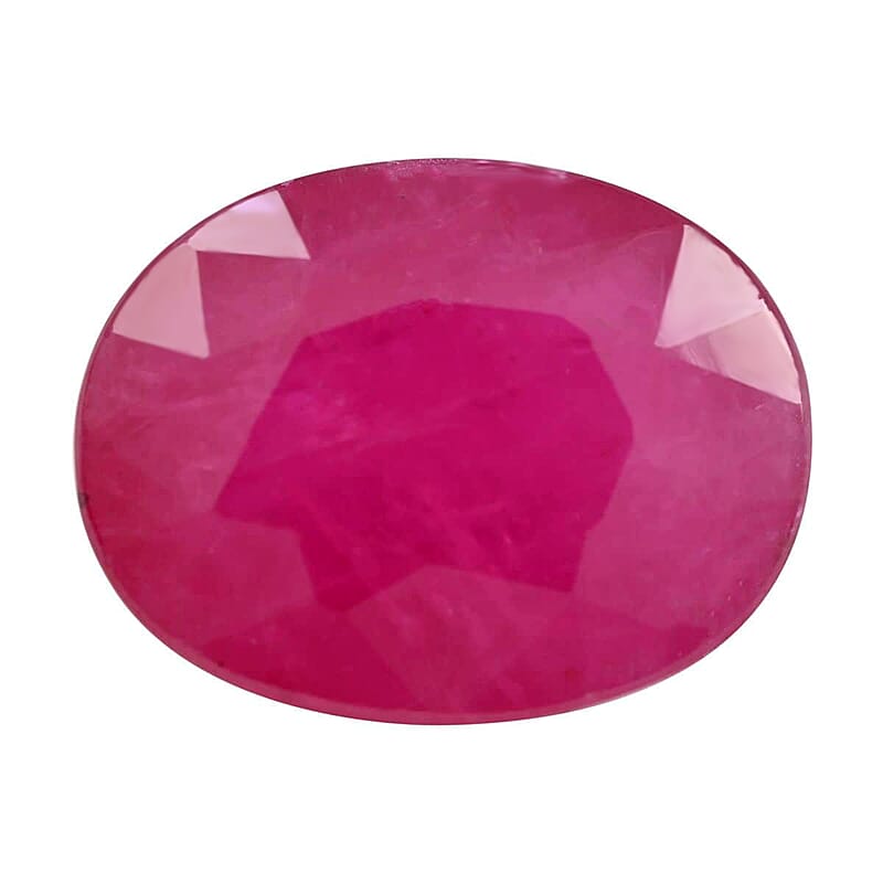 AAAA Mozambique Ruby (Ovl 9x7 mm) 2.20 ctw | Loose Stones | Loose Gemstones for Jewelry Making | Natural Stone Jewelry | Rubys Gems