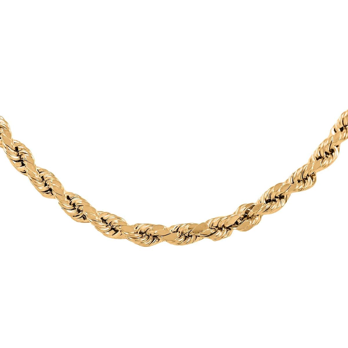 New York Closeout 14K Yellow Gold 4mm Rope Necklace 26 Inches 9.8 Grams image number 0