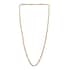 New York Closeout 14K Yellow Gold 4mm Rope Necklace 26 Inches 9.8 Grams image number 2