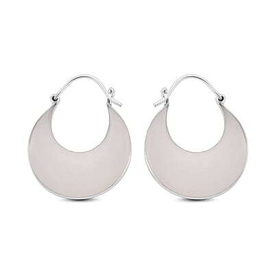 Mother Of Pearl Earrings in Sterling Silver