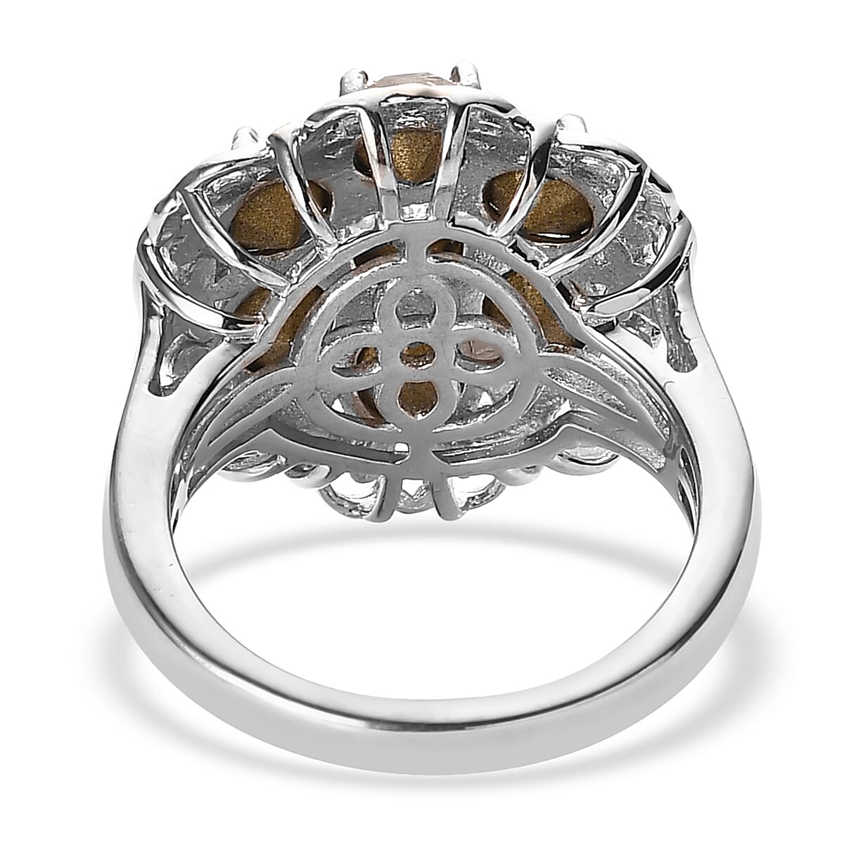 Karis White Crystal Ring in Platinum Bond (Size 5.0) 2.65 ctw