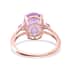 Luxoro 10K Rose Gold Premium Martha Rocha Kunzite and Madagascar Pink Sapphire 3 Stone Ring (Size 10.0) 4.90 ctw image number 3