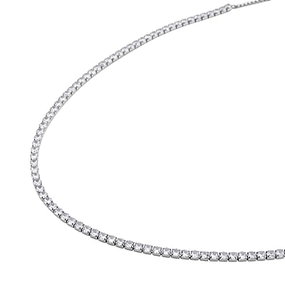 Simulated Diamond Multi-Wear Butterfly Slider Bolo Tennis Necklace (15-33 Inches) in Stainless Steel 45.00 ctw , Tarnish-Free, Waterproof, Sweat Proof Jewelry