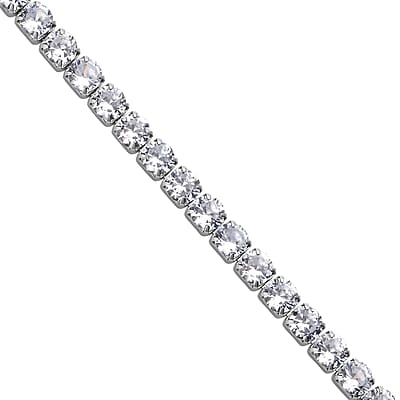 Simulated Diamond Multi-Wear Butterfly Slider Bolo Tennis Necklace (15-33 Inches) in Stainless Steel 45.00 ctw , Tarnish-Free, Waterproof, Sweat Proof Jewelry
