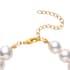 White Edison Pearl 9-11mm Bracelet in 14K YG Over Sterling Silver (7.00 In) 100.00 ctw image number 4