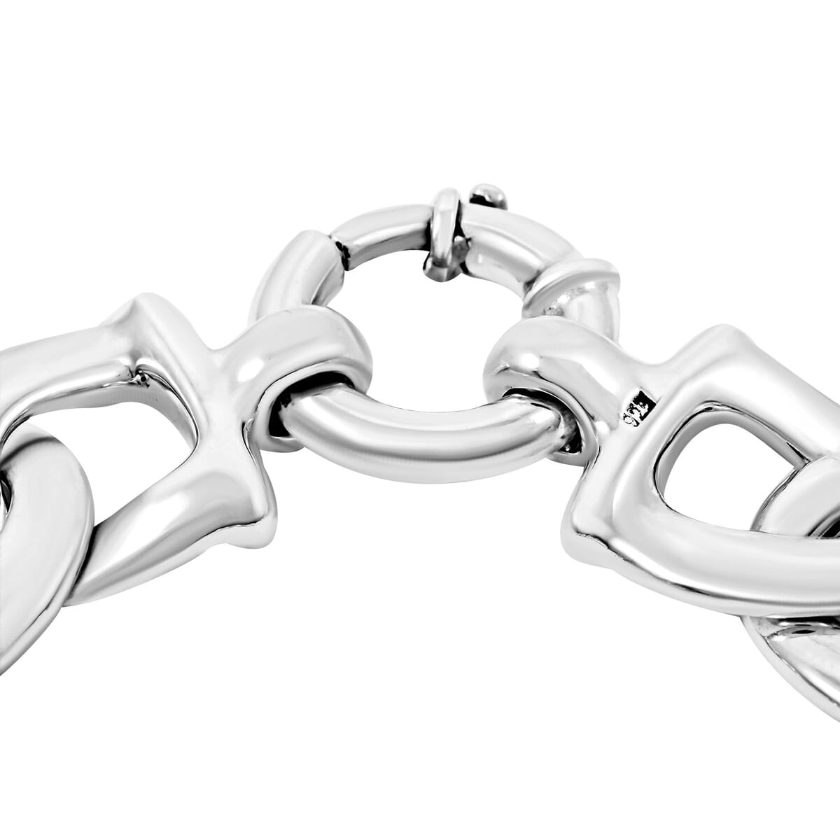 Curb Chain Bracelet in Sterling Silver (7.50 In) 25 Grams image number 1