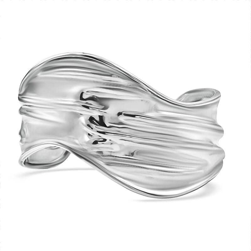 Sterling Silver Cuff Bracelet (7.0 In) 29.50 Grams