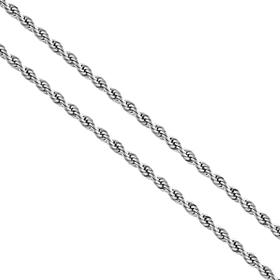 Round Net Necklace (20-22 Inches) in Stainless Steel (19.50 g) , Tarnish-Free, Waterproof, Sweat Proof Jewelry