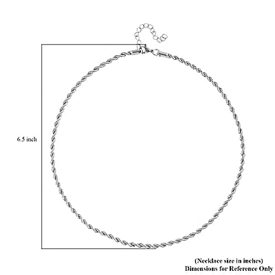 Round Net Necklace (20-22 Inches) in Stainless Steel (19.50 g) , Tarnish-Free, Waterproof, Sweat Proof Jewelry