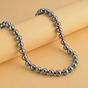 Terahertz 250.00 ctw Necklace in Rhodium Over Sterling Silver, Silver Princess Necklace For Women 18-20 Inches with Magnetic Lock