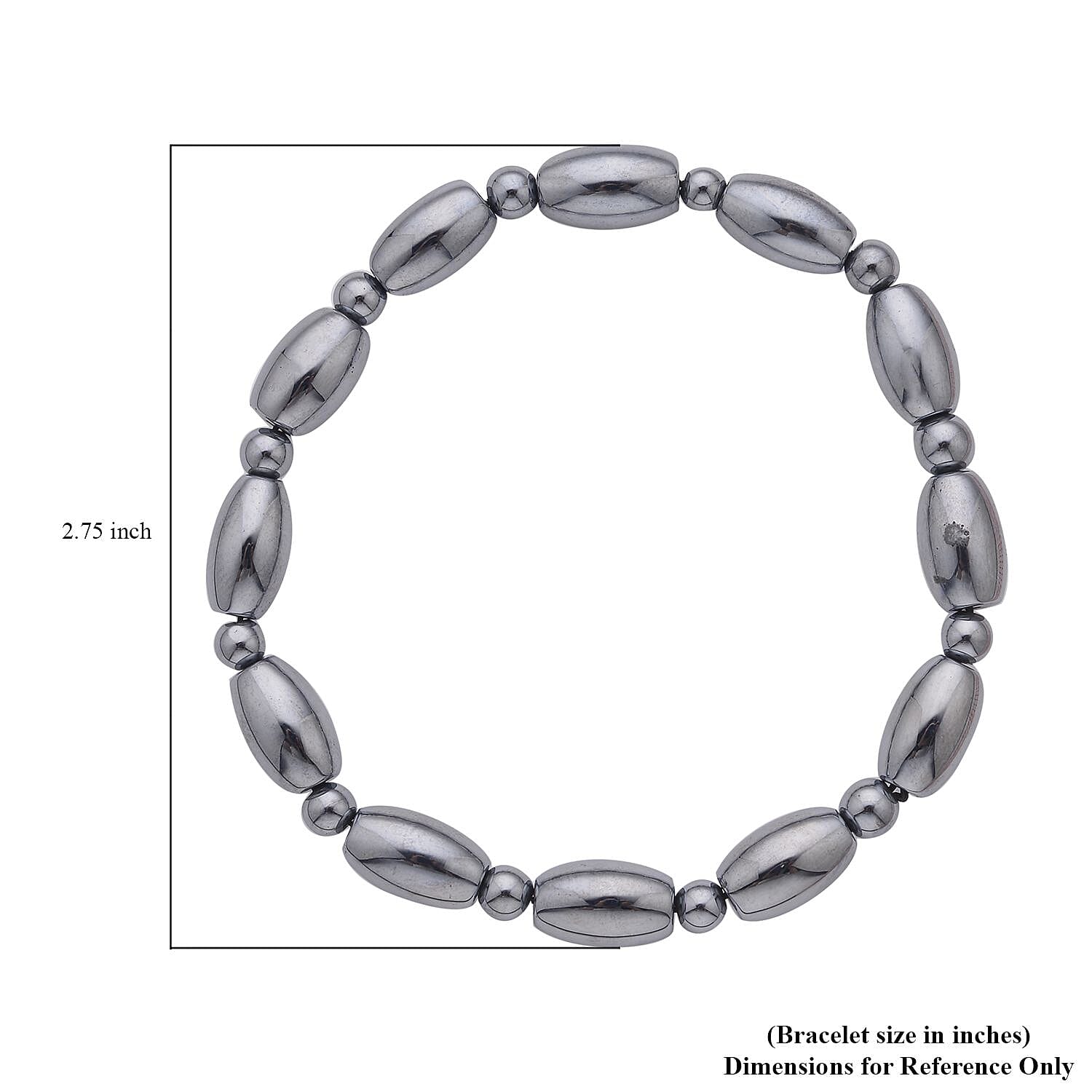 Terahertz Trapezoid Stretch Bracelet 56.50 ctw