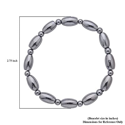 Terahertz Trapezoid Stretch Bracelet 56.50 ctw