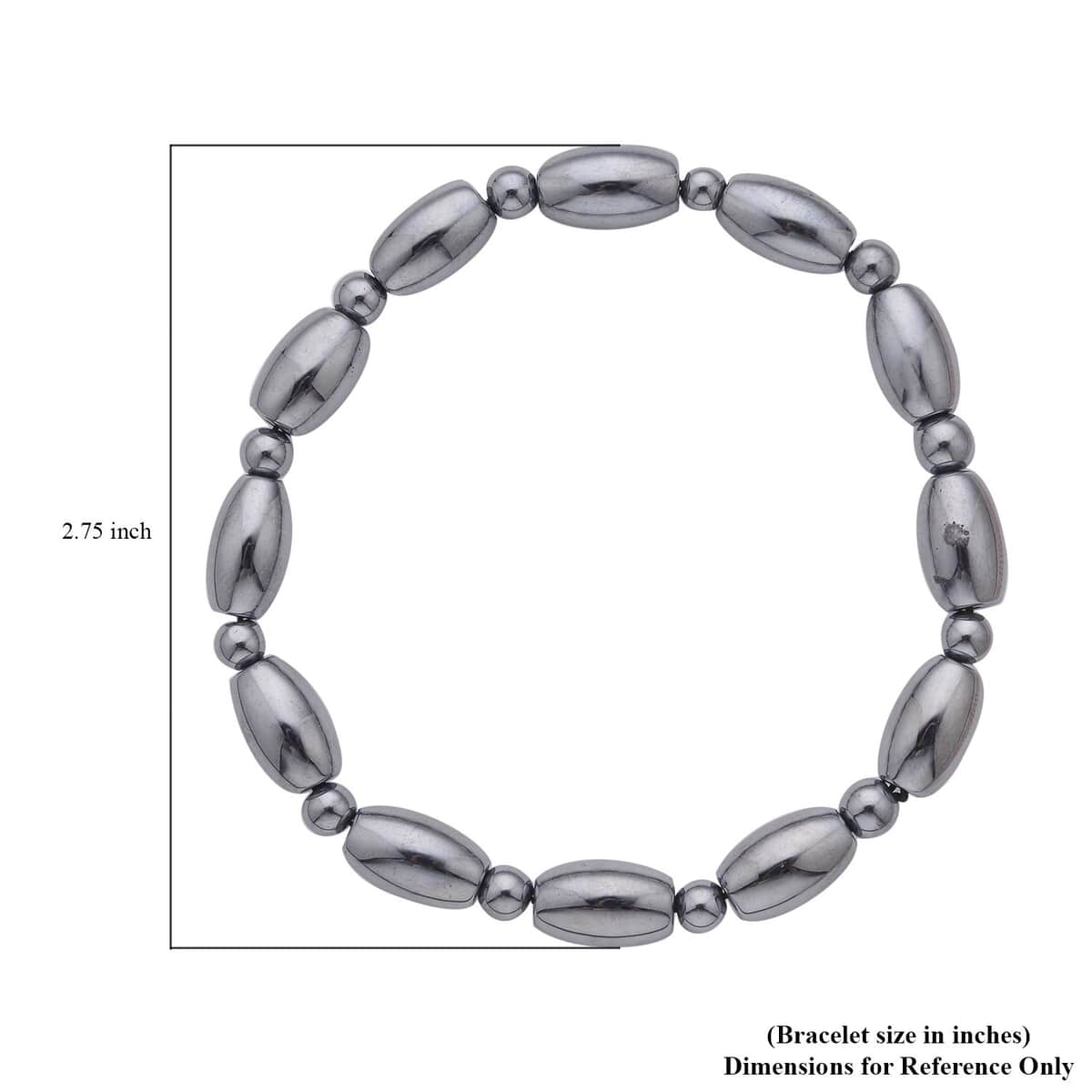 Terahertz Trapezoid Stretch Bracelet 56.50 ctw image number 4