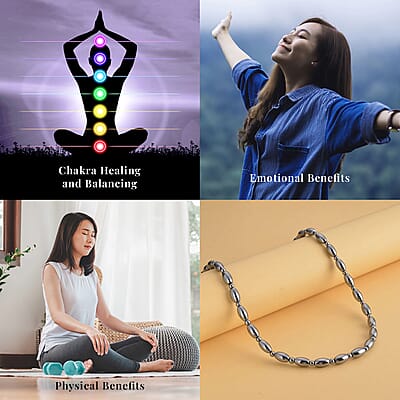 Terahertz 132.50 ctw Barrel and Beaded Necklace in Rhodium Over Sterling Silver, Silver Princess Necklace For Women (18-20 Inches)