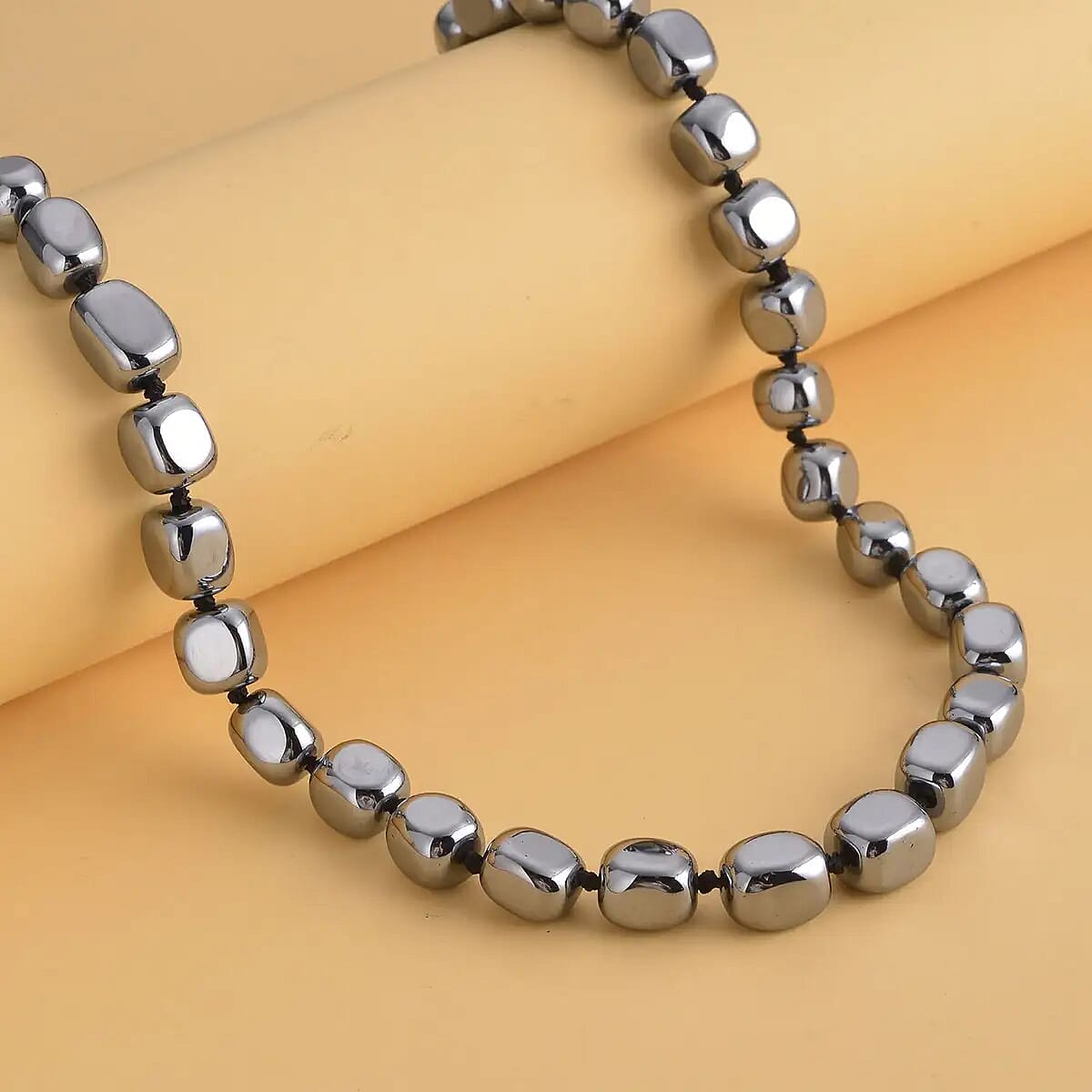 Terahertz 360.00 ctw Necklace in Rhodium Over Sterling Silver, Silver Princess Necklace For Women with magnetic Clasp 18-20 Inches image number 1