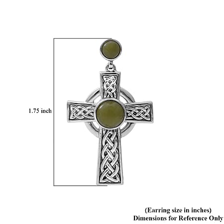 Connemara Marble / 925 Silver / Platinum Overlay - Product card gallery slide 2 (10176909246777)