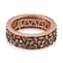 Natural Champagne Diamond Eternity Band Ring in Vermeil Rose Gold Over Sterling Silver (Size 6.0) 1.50 ctw image number 4