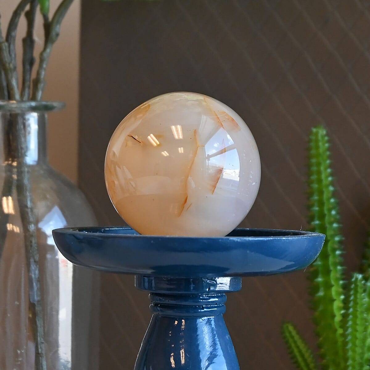 Carnelian Sphere -S (Approx 1120 ctw) image number 1