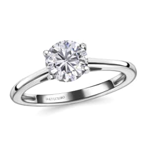 Luxuriant Lab Grown Diamond G-H SI Solitaire Ring,14K White Gold Ring, Diamond Ring, Gifts For Her, Diamond Jewelry 1.00 ctw (Size 10.0)