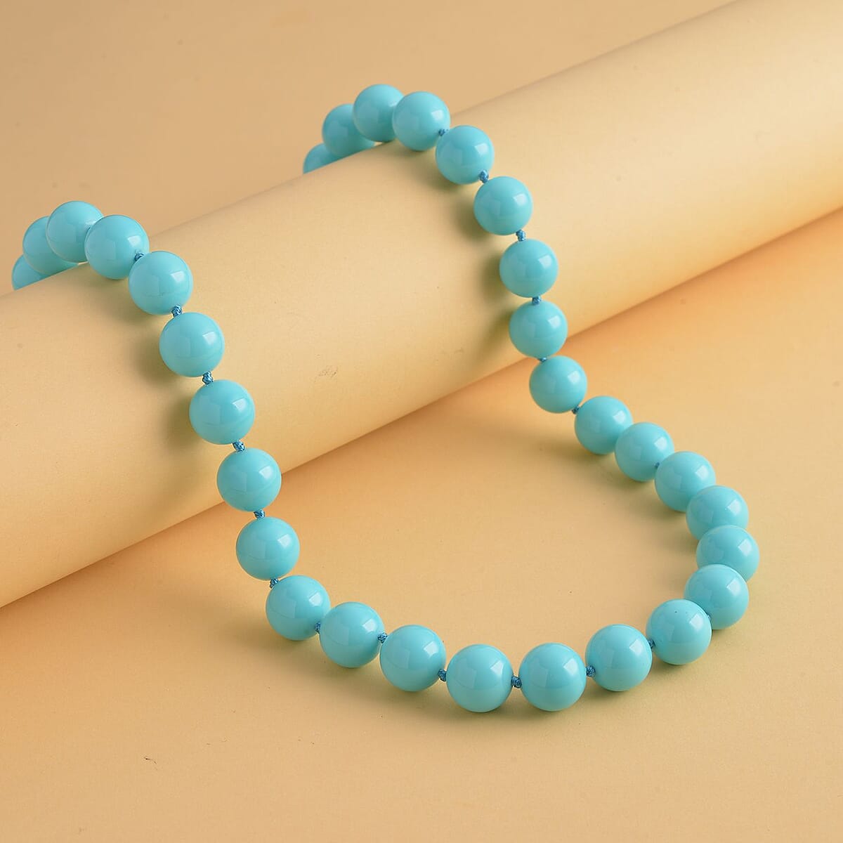 Blue Shell Pearl 11-13mm Necklace (20 Inches) in Stainless Steel 445.00 ctw | Tarnish-Free, Waterproof, Sweat Proof Jewelry image number 1