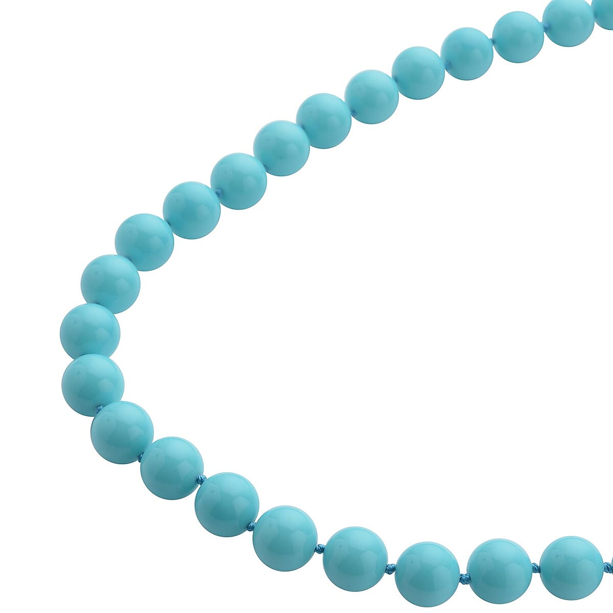 Blue Shell Pearl 11-13mm Necklace (20 Inches) in Stainless Steel 445.00 ctw | Tarnish-Free, Waterproof, Sweat Proof Jewelry image number 2