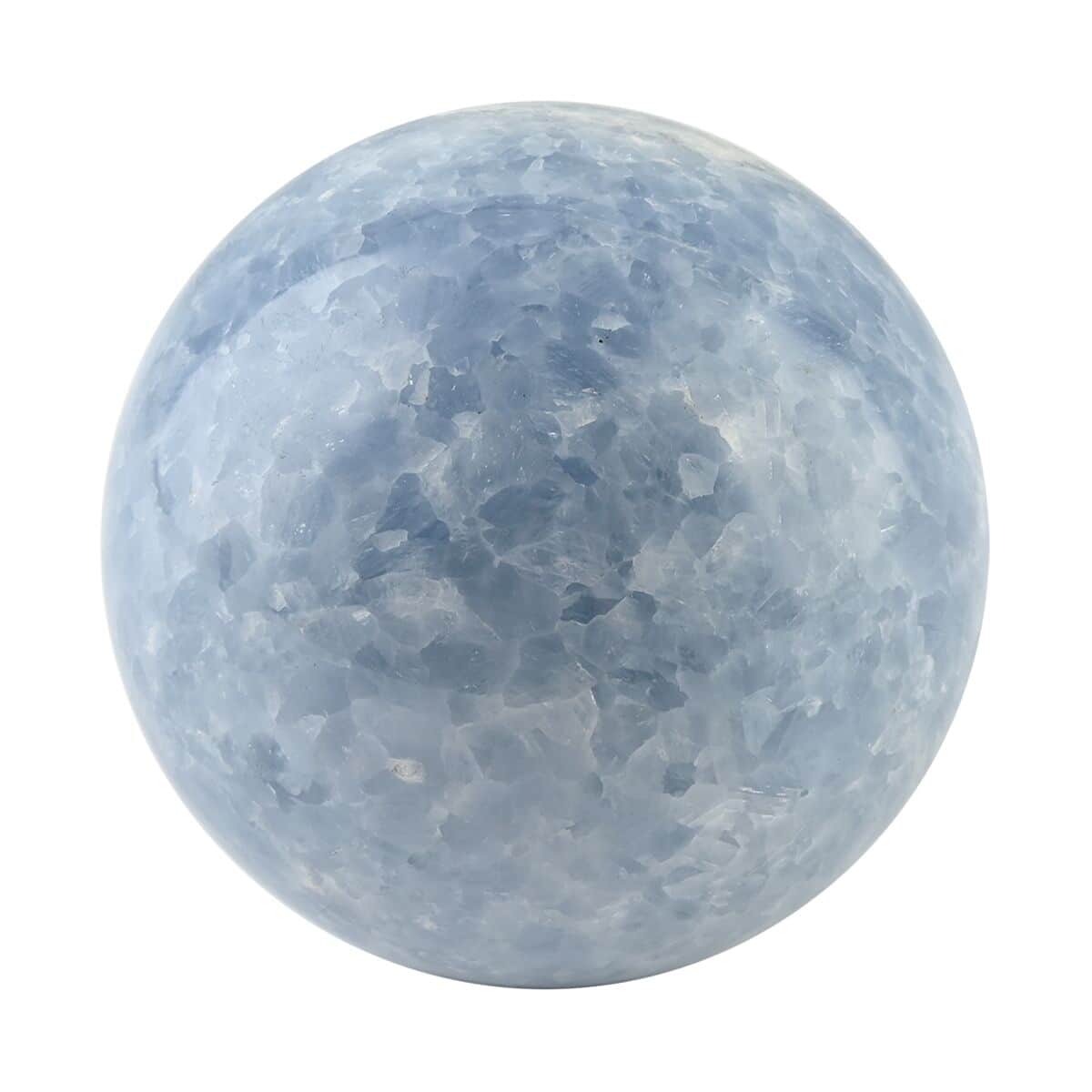 Blue Calcite Sphere -L (Approx 3065 ctw) image number 0