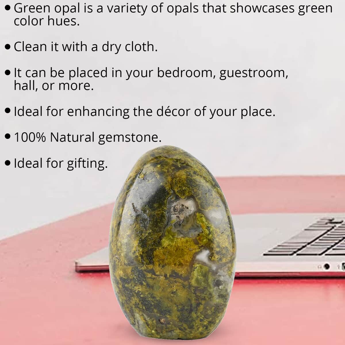 Green Opal Free Form -S (Approx 875 ctw) image number 1